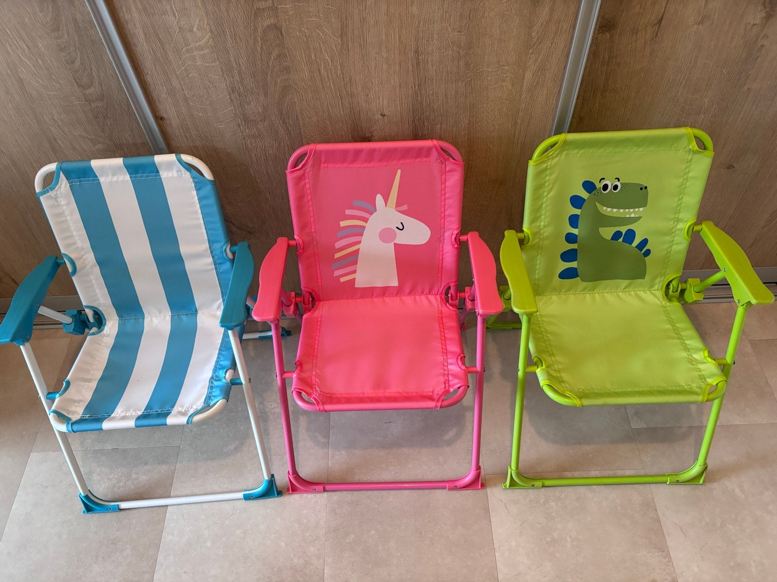 3x Kinderstoeltjes - Opvouwbaar - Strandstoel - Campingstoel, Kinderen en Baby's, Ophalen, Gebruikt