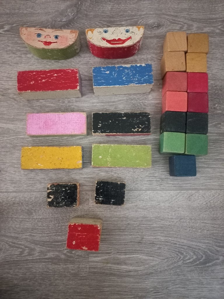 Houten blokken (vintage), Ophalen, Gebruikt, Overige typen