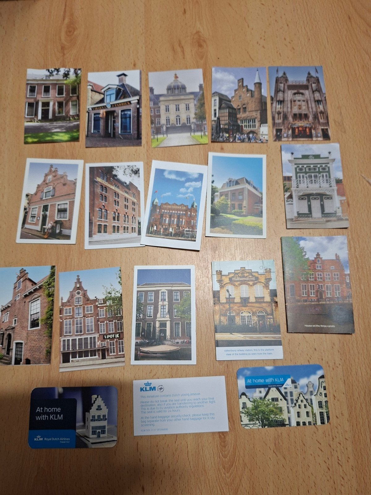 KLM huisjes     Flyers  !!!, Verzamelen, Ophalen of Verzenden, Nieuw, 81 t/m 91