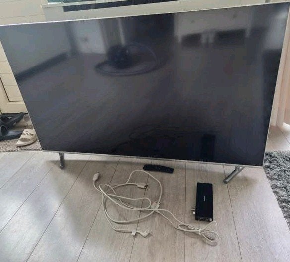 Samsung QLED 4K Smart TV 55 inch, Audio, Tv en Foto, Televisies, Ophalen, 50 Hz, Samsung, 100 cm of meer