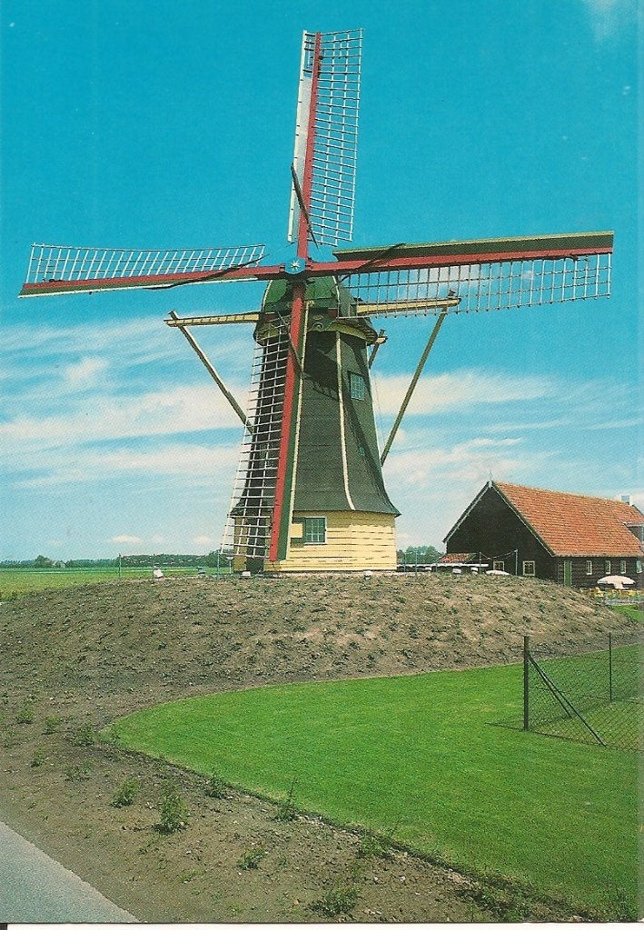 Ansichtkaart Molen "De Hoop" Serooskerke (W) Zeeland, Ophalen of Verzenden, 1980 tot heden, Gelopen, Zeeland
