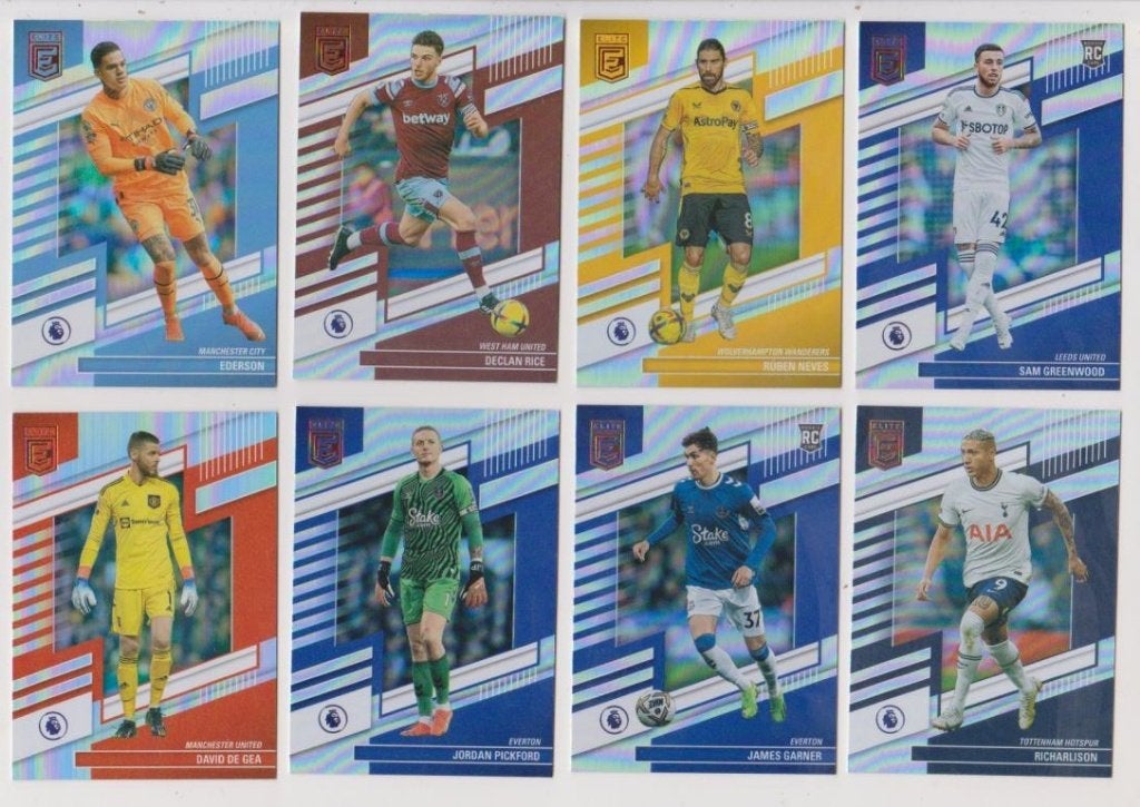 Panini krt Donruss Elite Premier League 2022-2023, Verzenden, Zo goed als nieuw, Buitenlandse clubs, Poster, Plaatje of Sticker