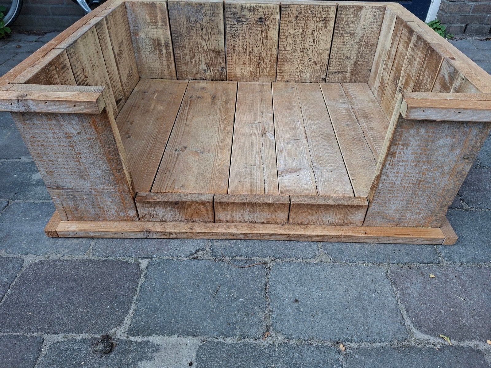 Hondenmand steigerhout, Dieren en Toebehoren, Hondenmanden, Gebruikt, Overige, Ophalen