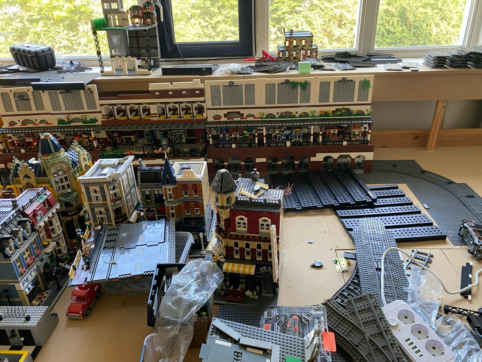 Grote partij LEGO: treinen, rails, verlichting, sets, blokke, Lego, Ophalen of Verzenden, Meerdere sets, Complete set