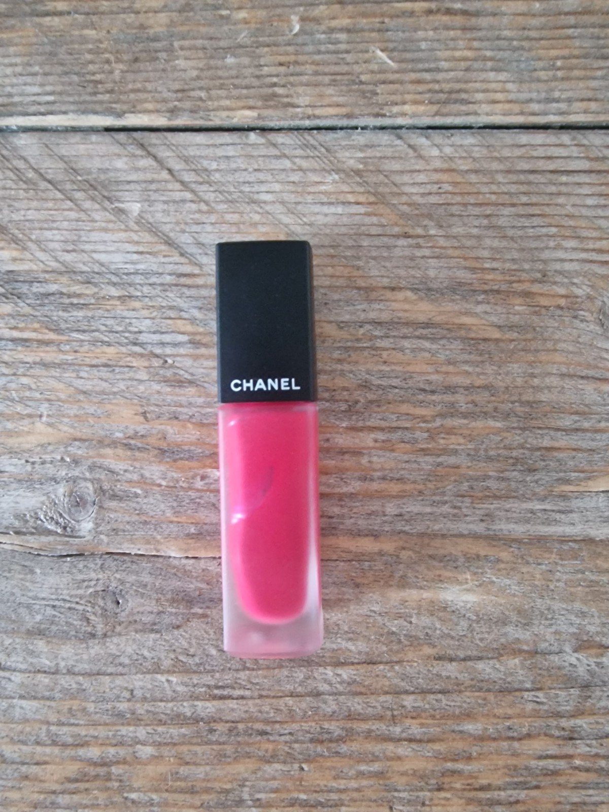 Chanel Rouge Allure Ink Fusion 812 Rose-Rouge, Gebruikt, Lippen, Ophalen of Verzenden, Make-up