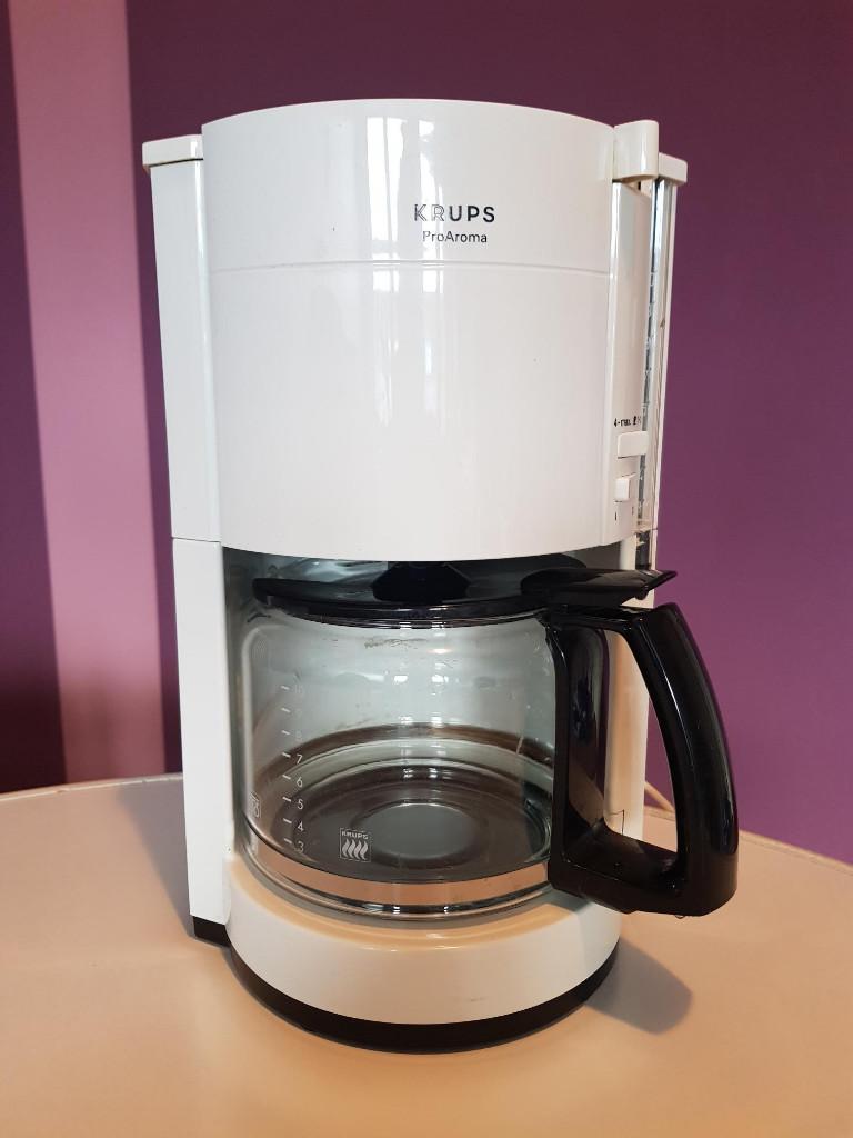 Krups ProAroma koffiezetapparaat filter koffiezetter, Witgoed en Apparatuur, Koffiezetapparaten, Gebruikt, 10 kopjes of meer, Koffiemachine