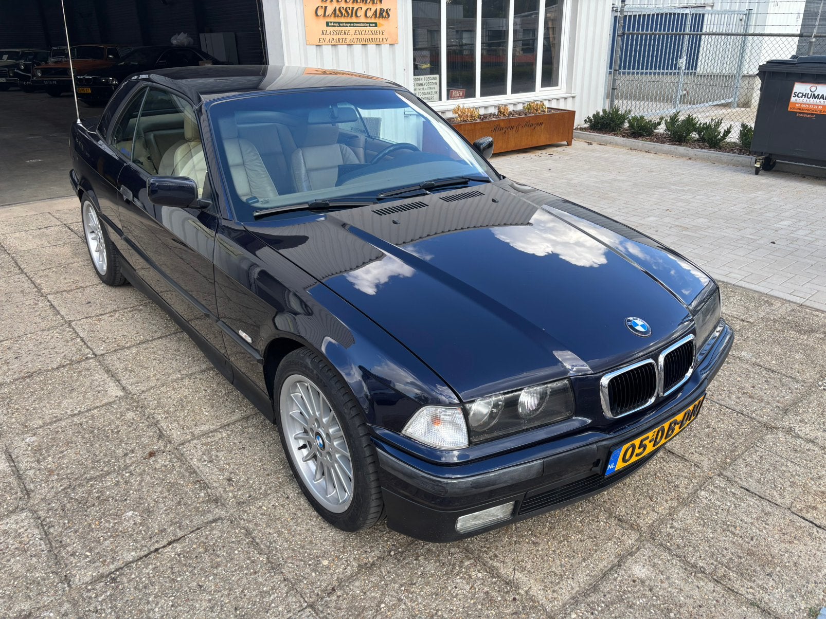 BMW 3-Serie 2.8 I 328 Cabriolet AUT 1998 Blauw, Automaat, Achterwielaandrijving, 1440 kg, Beige