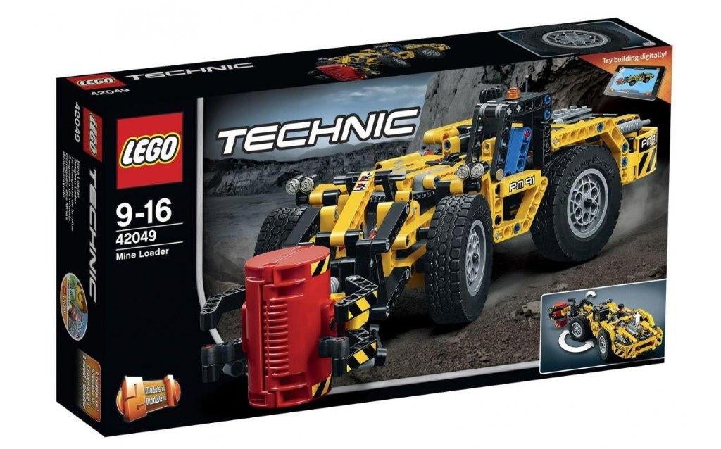 Lego Technic 42049 Mine Loader, Ophalen of Verzenden, Zo goed als nieuw, Complete set, Lego