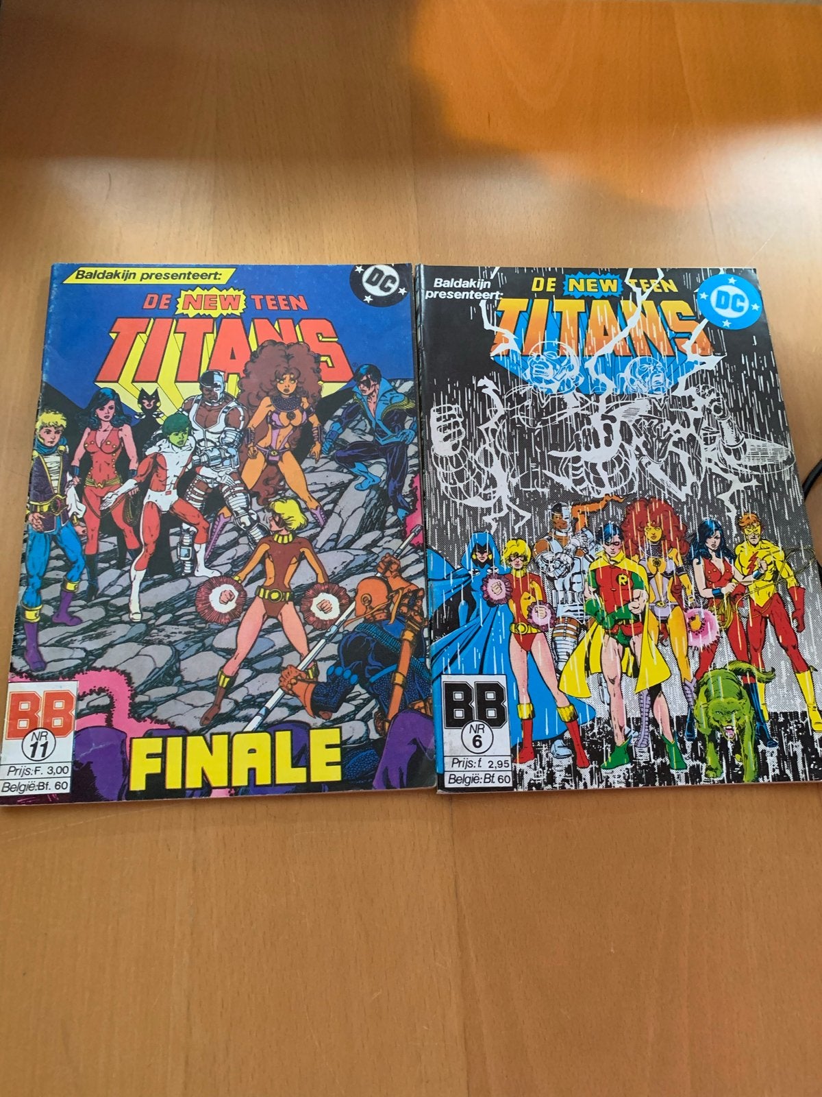 De New Teen Titans - Nrs. 6 & 11 - Baldakijn, Boeken, Meerdere stripboeken, Ophalen of Verzenden, Gelezen