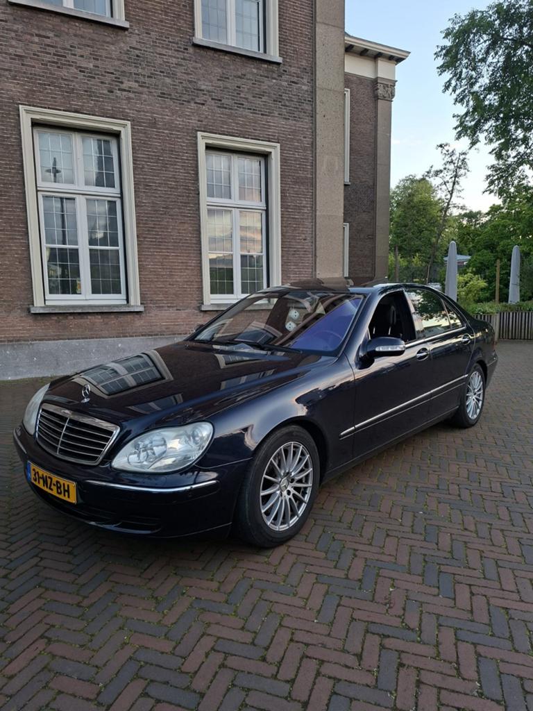 Mercedes benz s 500 trouw auto of gala auto, Met chauffeur, Trouwauto