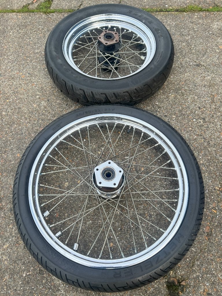 Harley Davidson Softail FXST 21 inch voorwiel en achterwiel, Ophalen, Gebruikt