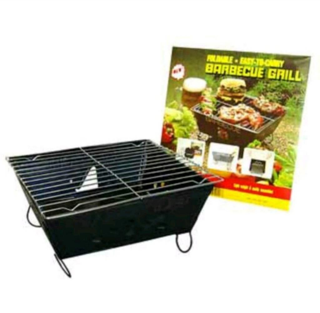 Compacte Opvouwbare Reis BBQ - Ideaal voor Onderweg, Tuin en Terras, Houtskoolbarbecues, Ophalen, Nieuw, Onbekend