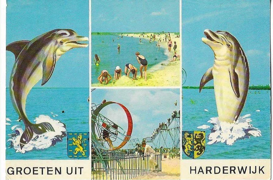 Harderwijk, Ophalen of Verzenden, 1960 tot 1980, Gelopen, Gelderland