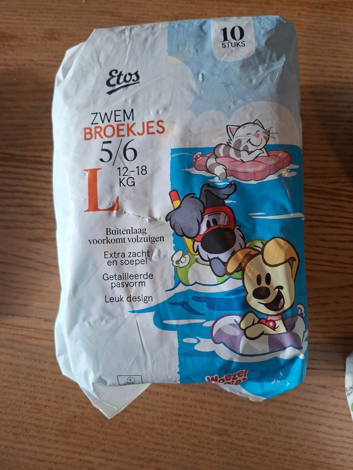 Etos Woezel & Pip Zwemluiers Maat L (10 stuks), Ophalen, Nieuw, Etos, Jongetje of Meisje