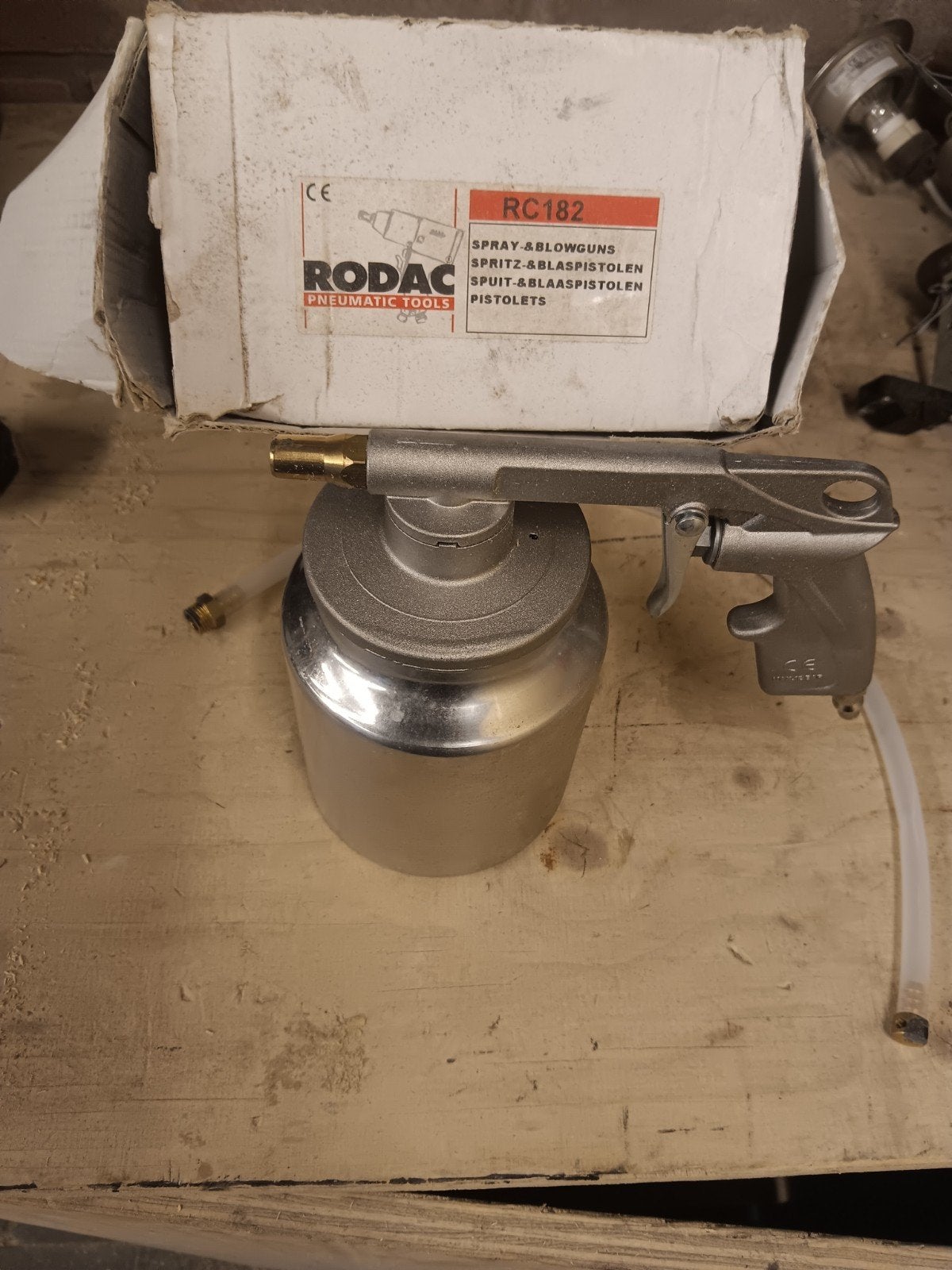 RODAC RC182 Spuit- & Blaaspistool - Pneumatisch Gereedschap, Ophalen, Zo goed als nieuw