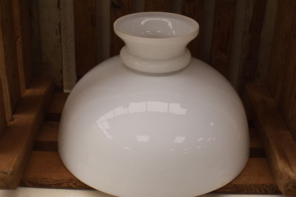 Opaline Lampenkap 46134, Gebruikt, Wit, Rond, Ophalen of Verzenden