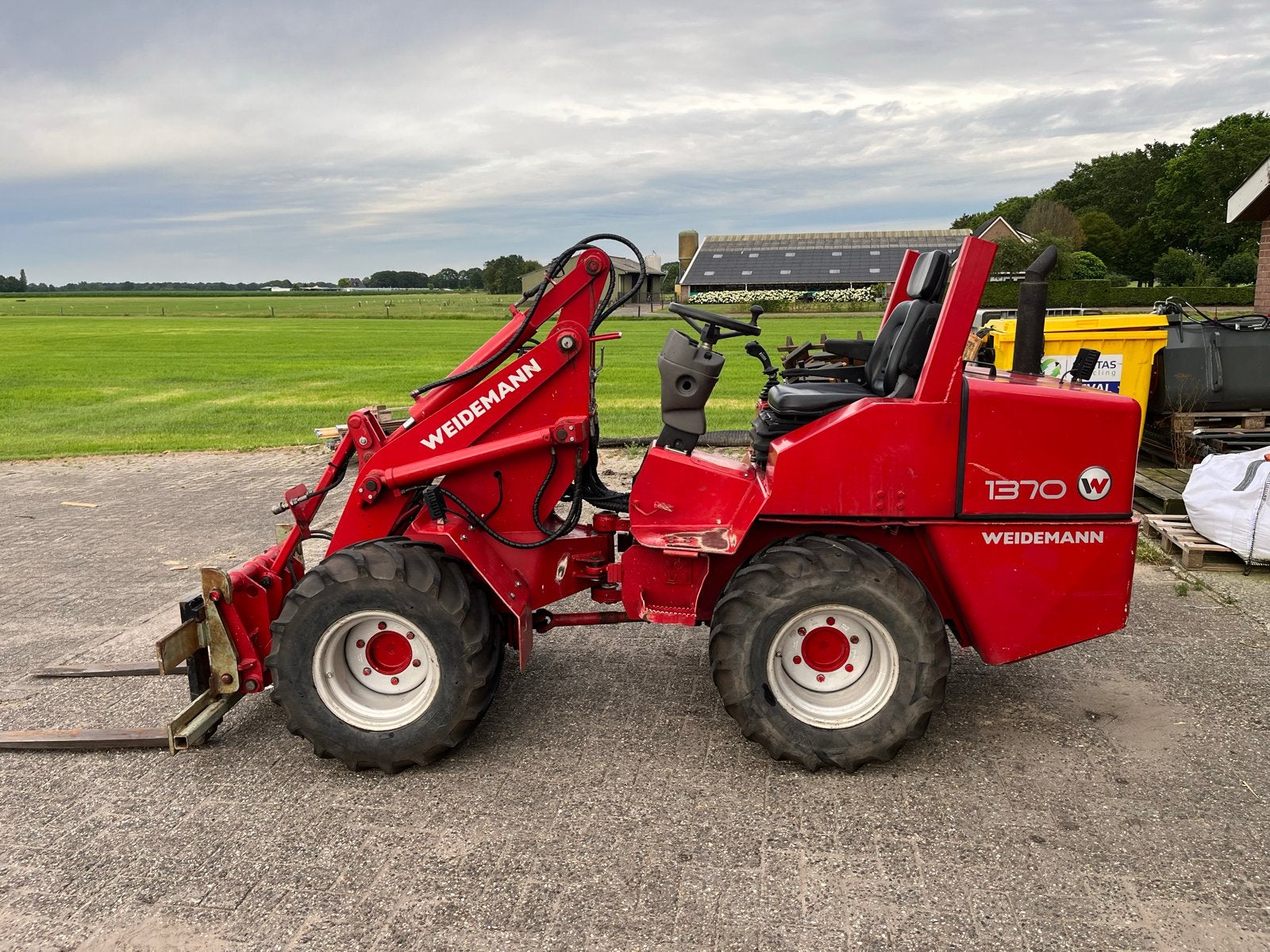 Weidemann 1370 shovel, Zakelijke goederen, Agrarisch | Werktuigen, Ophalen, Akkerbouw, Overige typen