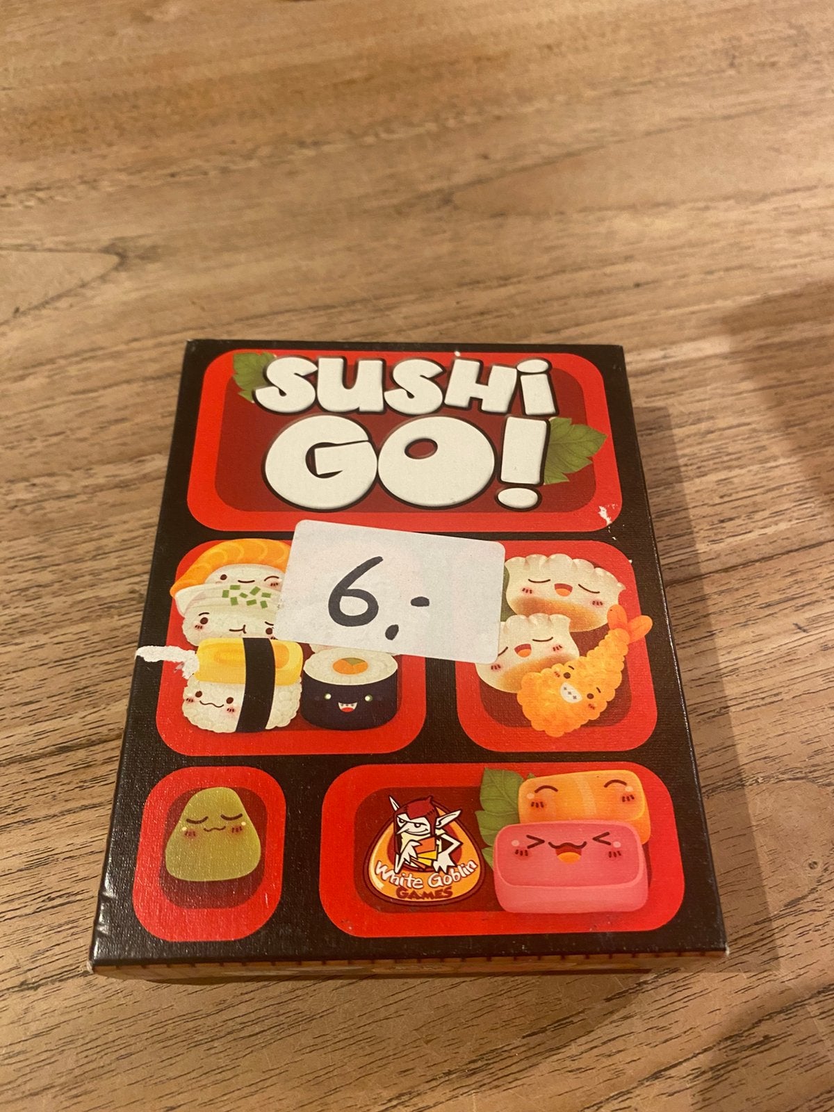 White Goblin games Sushi Go!, zgan, Ophalen of Verzenden, Zo goed als nieuw