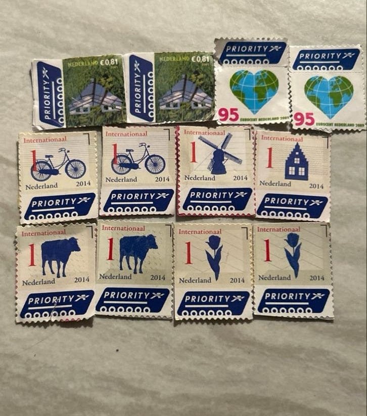 Diverse Nederlandse Postzegels - Internationale en Nationale, Ophalen of Verzenden, Na 1940, Gestempeld