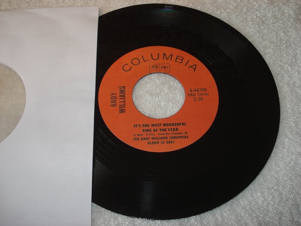 Andy Williams Its The Most Wonderful Time of the Year Kerst, Reissue, Ophalen of Verzenden, Zo goed als nieuw, Pop