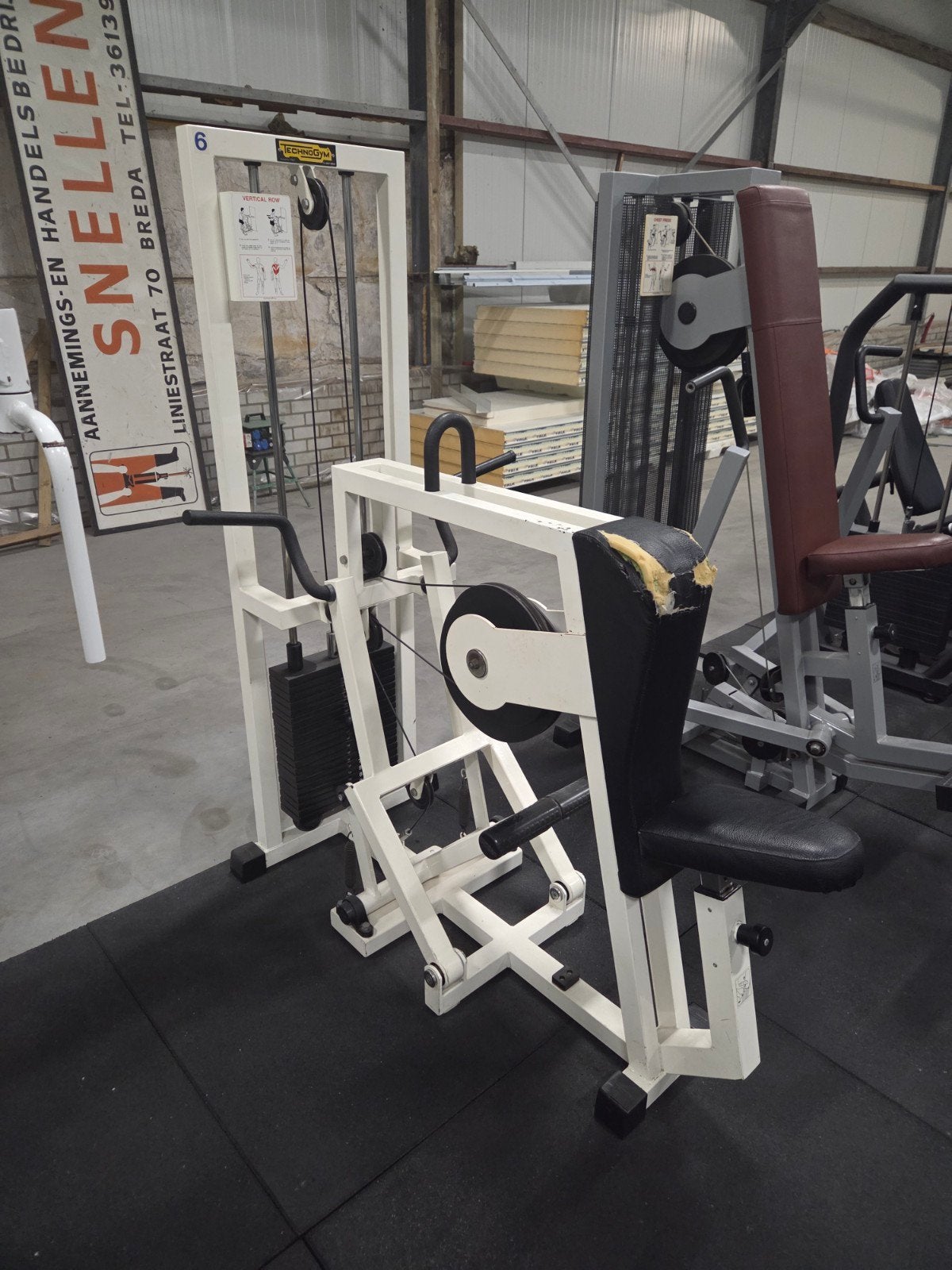 Technogym vertical row, Sport en Fitness, Ophalen of Verzenden