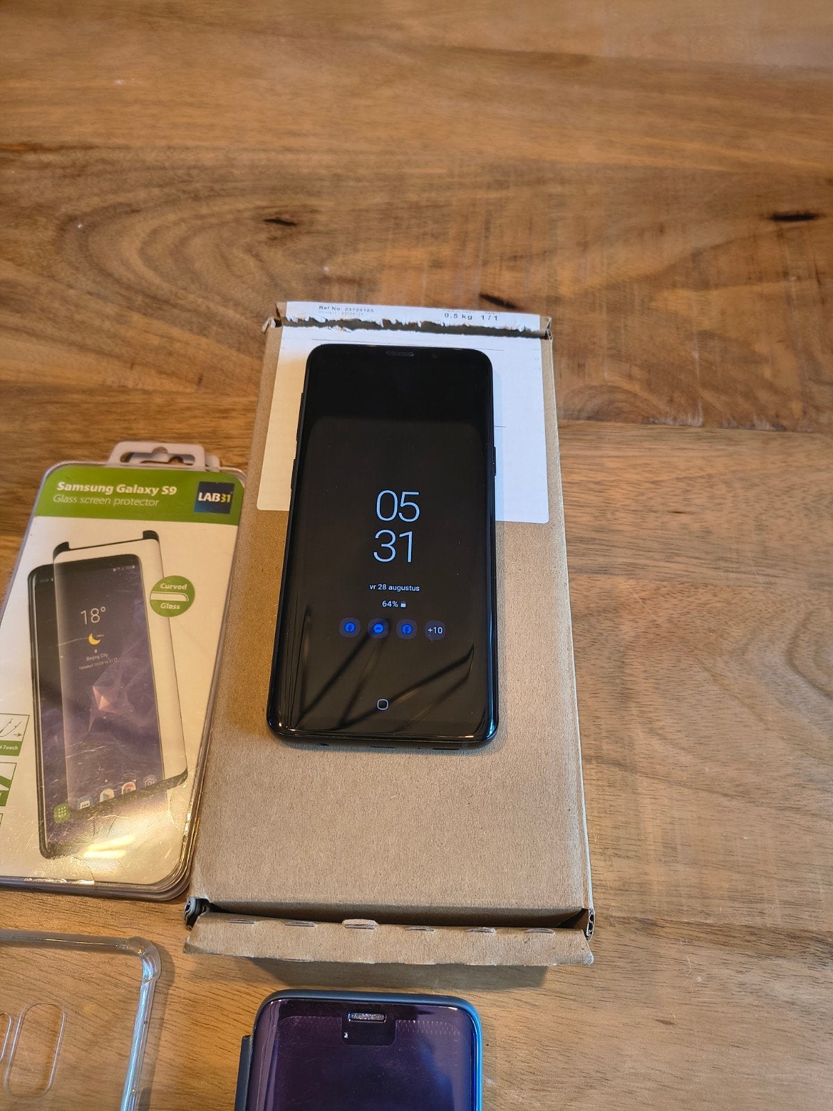 Samsung Galaxy S9 (Nieuwstaat!) + Gesealde Oortjes etc, Zwart, Refurbished, Ophalen of Verzenden, 64 GB