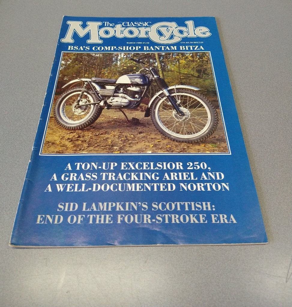 The Classic Motorcycle maart 1988, Verzenden, Gelezen