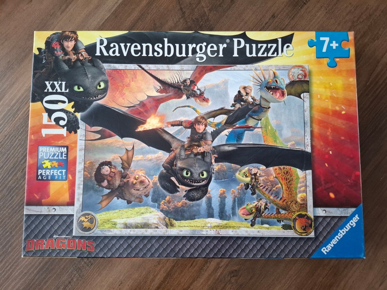 Dragons XXL Legpuzzel 150 stukjes, Ophalen of Verzenden, Gebruikt, 6 jaar of ouder