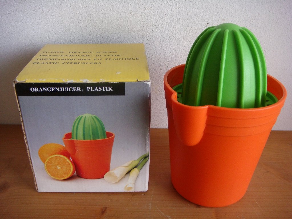 Nooit gebruikte hand citruspers, Overige typen, Kunststof, Nieuw, Ophalen of Verzenden