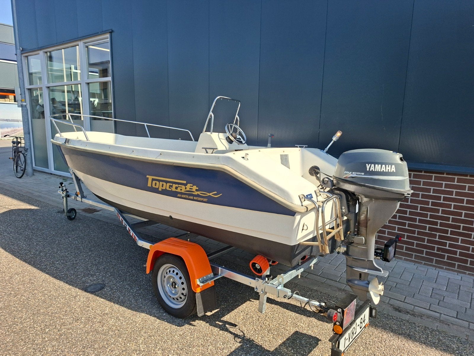 Prachtige Topcraft 435 + Yamaha 15PK 4 Takt, Watersport en Boten, 10 tot 30 pk, Gebruikt, Viertaktmotor, Ophalen of Verzenden