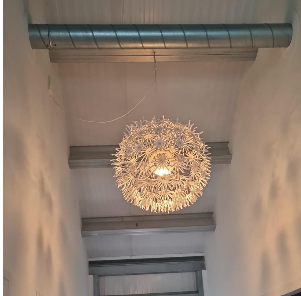 Maskros lamp IKEA, Ophalen of Verzenden, Gebruikt, Kunststof, Minder dan 50 cm