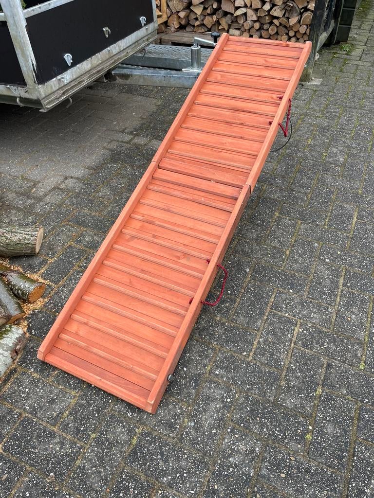 Hondenloopplank, Ophalen, Zo goed als nieuw