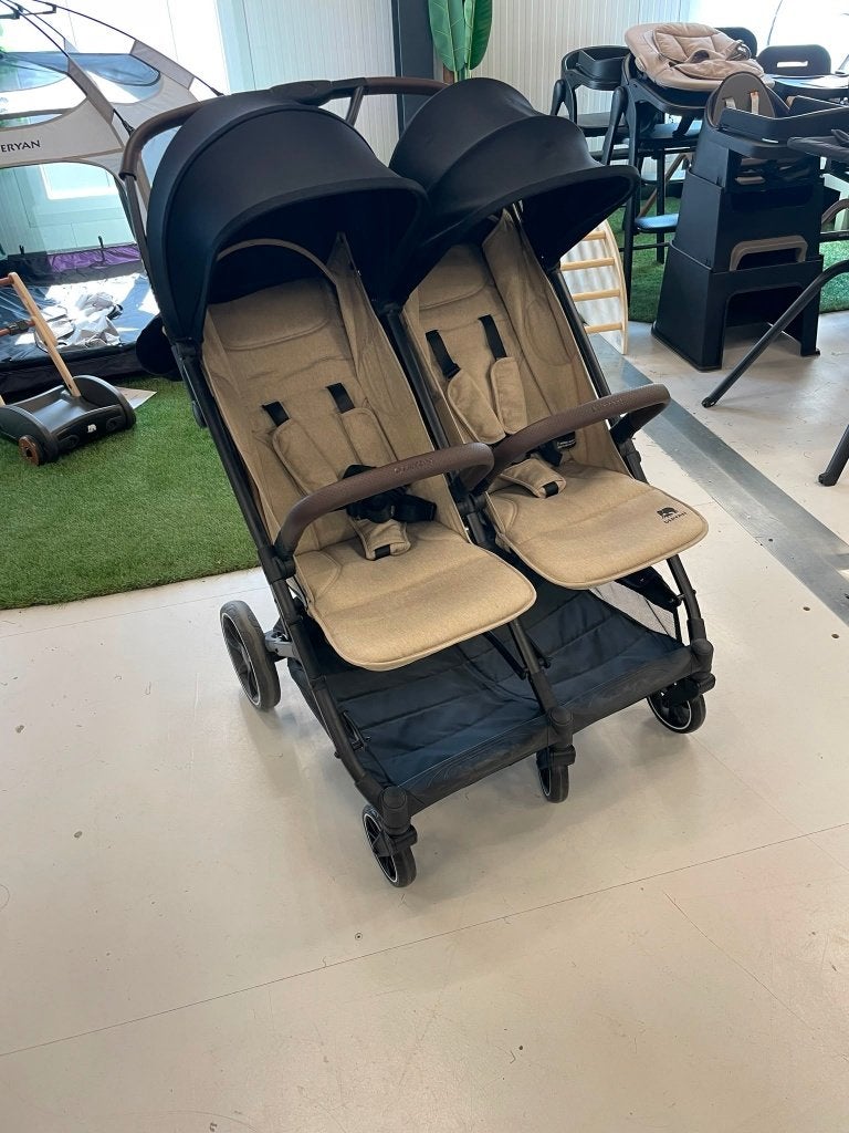 Rolo DuoBuggy X2 XL Nougat, Kinderen en Baby's, Buggy's, Ophalen of Verzenden, Zo goed als nieuw, Overige merken, Duomodel