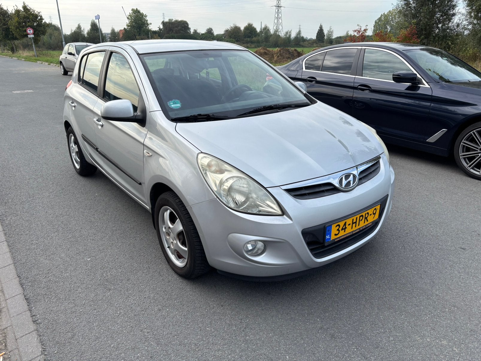 Hyundai i20 1.2 5-DRS 2009 Grijs met Airco!, 450 kg, 31 €/maand, 4 cilinders, Origineel Nederlands