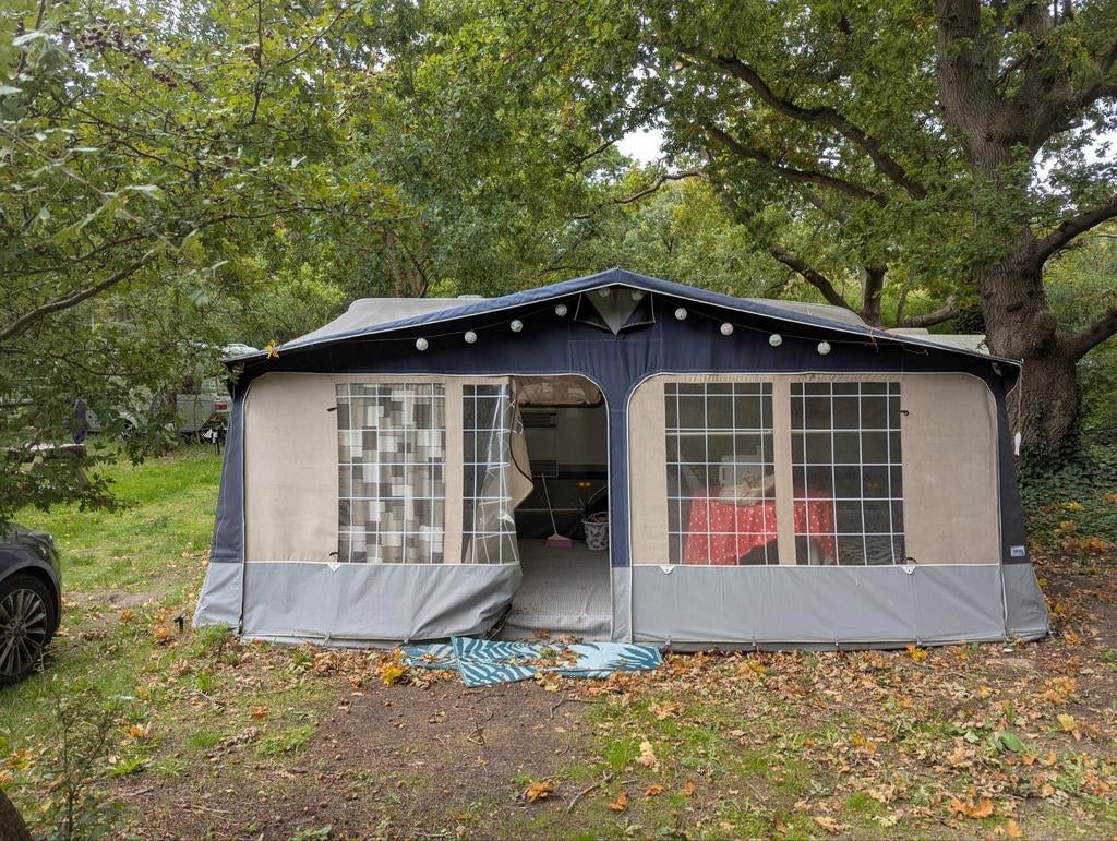 Stevige voortent voor caravan - ideaal voor seizoensplek, Caravans en Kamperen, Ophalen