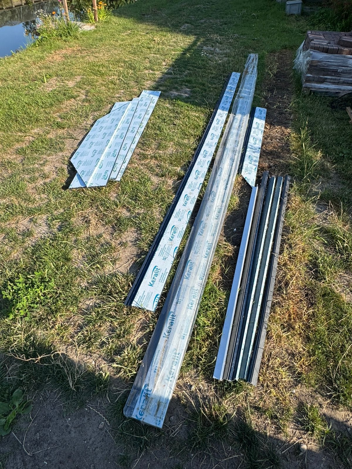 Keralit ral5011 nerf staalblauw sponningdelen boeidelen etc, Ophalen, Nieuw, Kunststof, Schuifpui