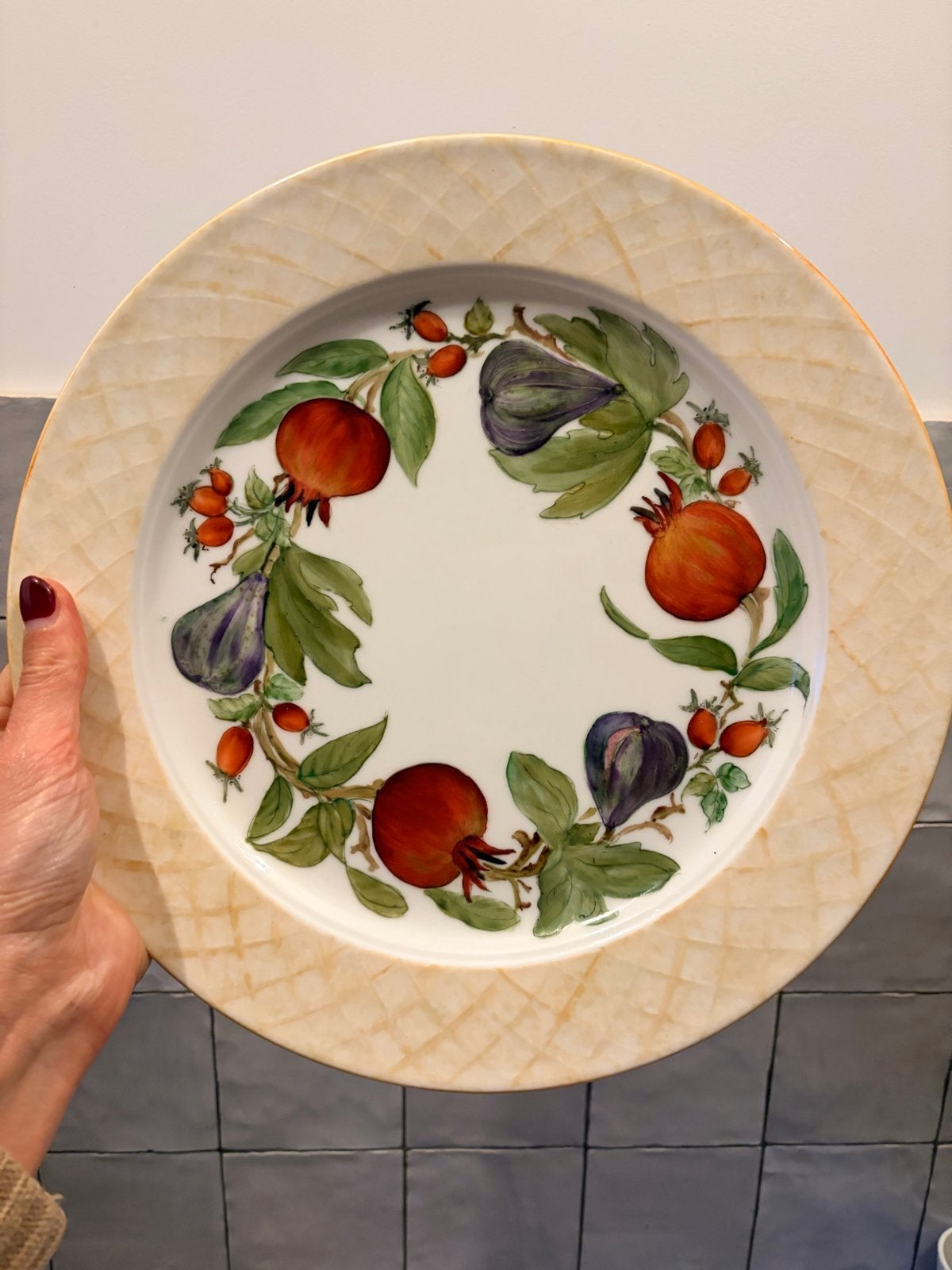 Villeroy & Boch Bella bord met marianne konig- Toonen, Ophalen, Klassiek, Villeroy & Boch, Zo goed als nieuw