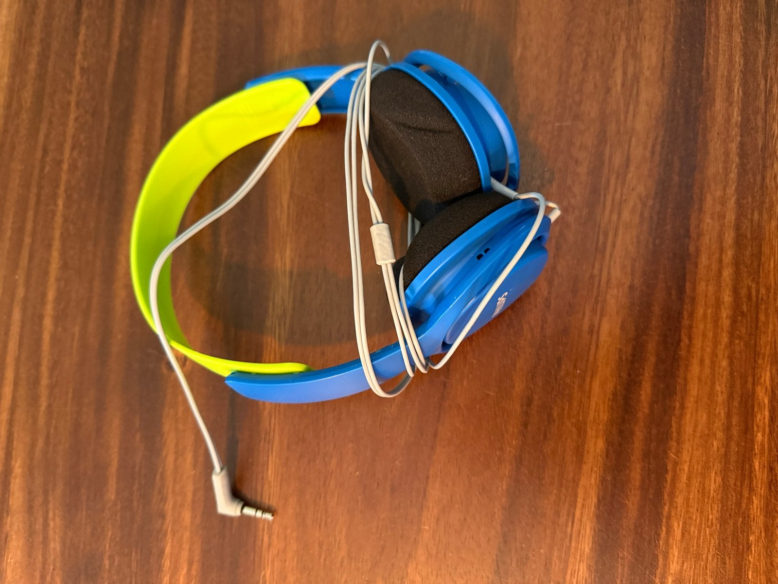 Philips Koptelefoon SHL3075 Blauw/Geelo (2 stuks), Gebruikt, On-ear, Ophalen of Verzenden, Microfoon