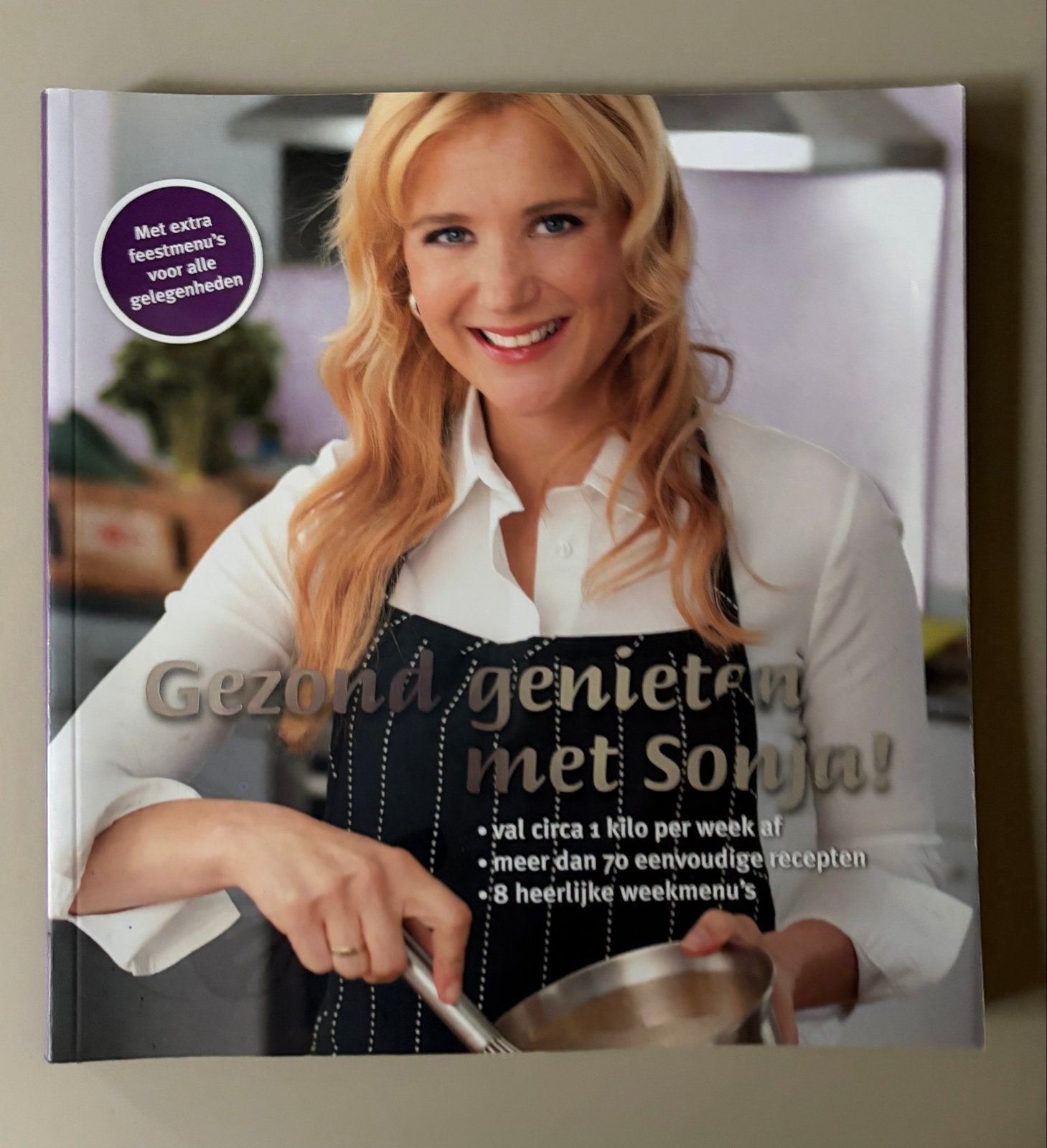 3 Sonja Bakker kookboeken - Gezond afvallen en genieten, Ophalen of Verzenden, Gelezen, Gezond koken