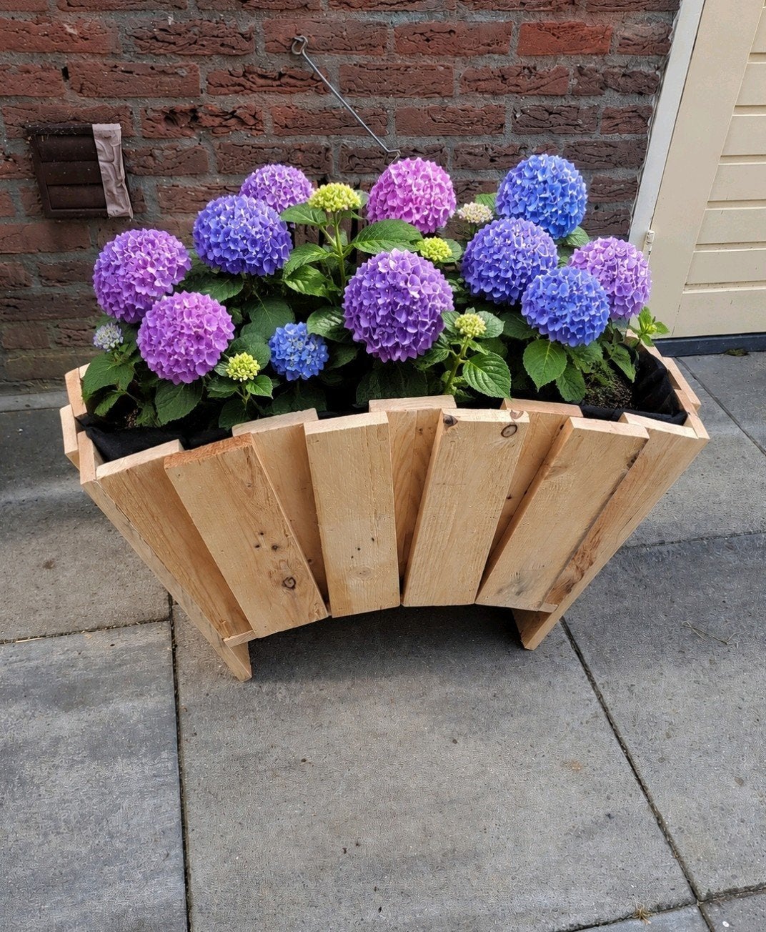Houten Bloembak / Plantenbak, Ophalen, Gebruikt, Balkon, Hout