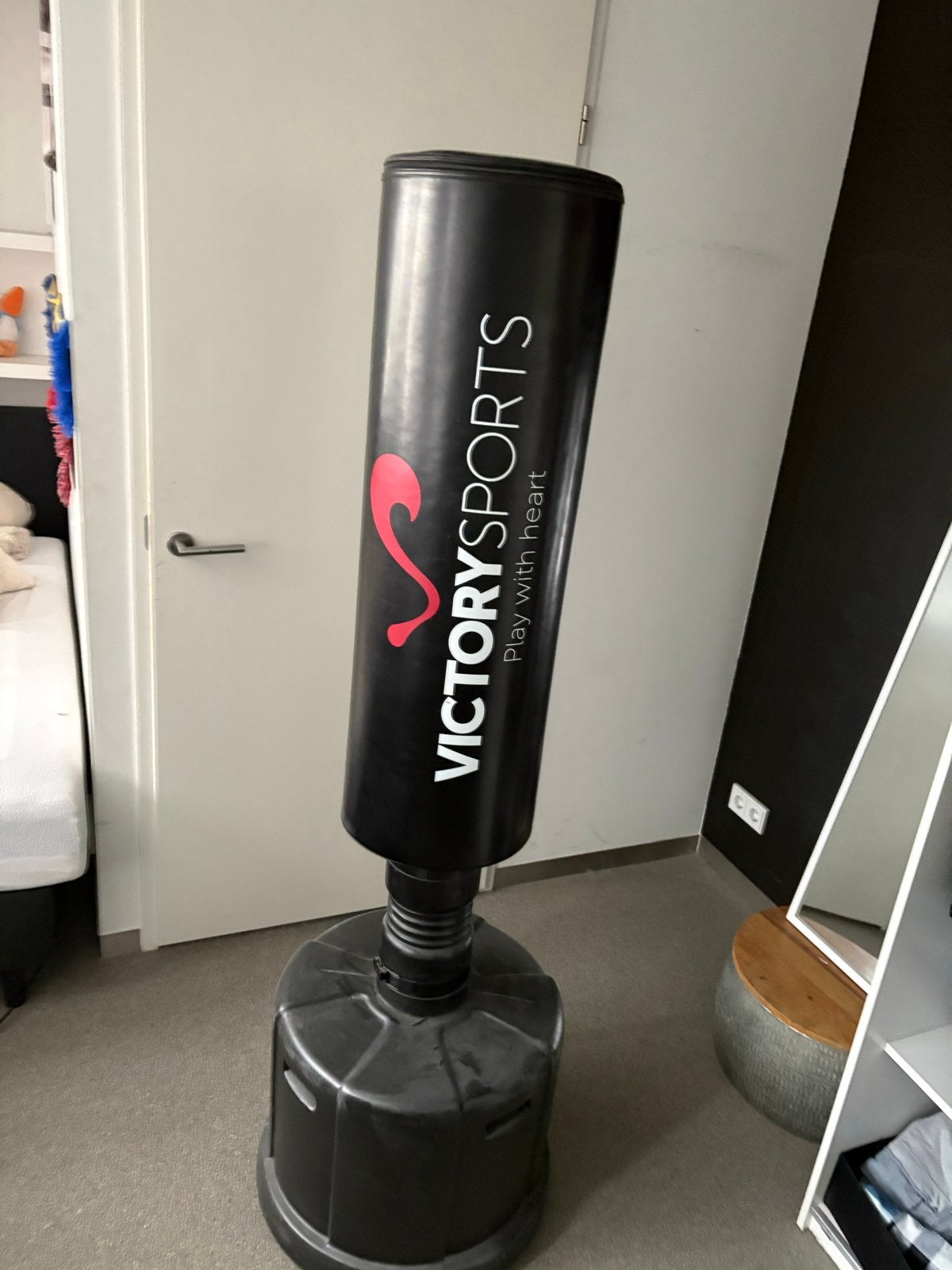 Victory Sports staande bokszak - Zo goed als nieuw, Sport en Fitness, Vechtsporten en Zelfverdediging, Ophalen of Verzenden, Zo goed als nieuw
