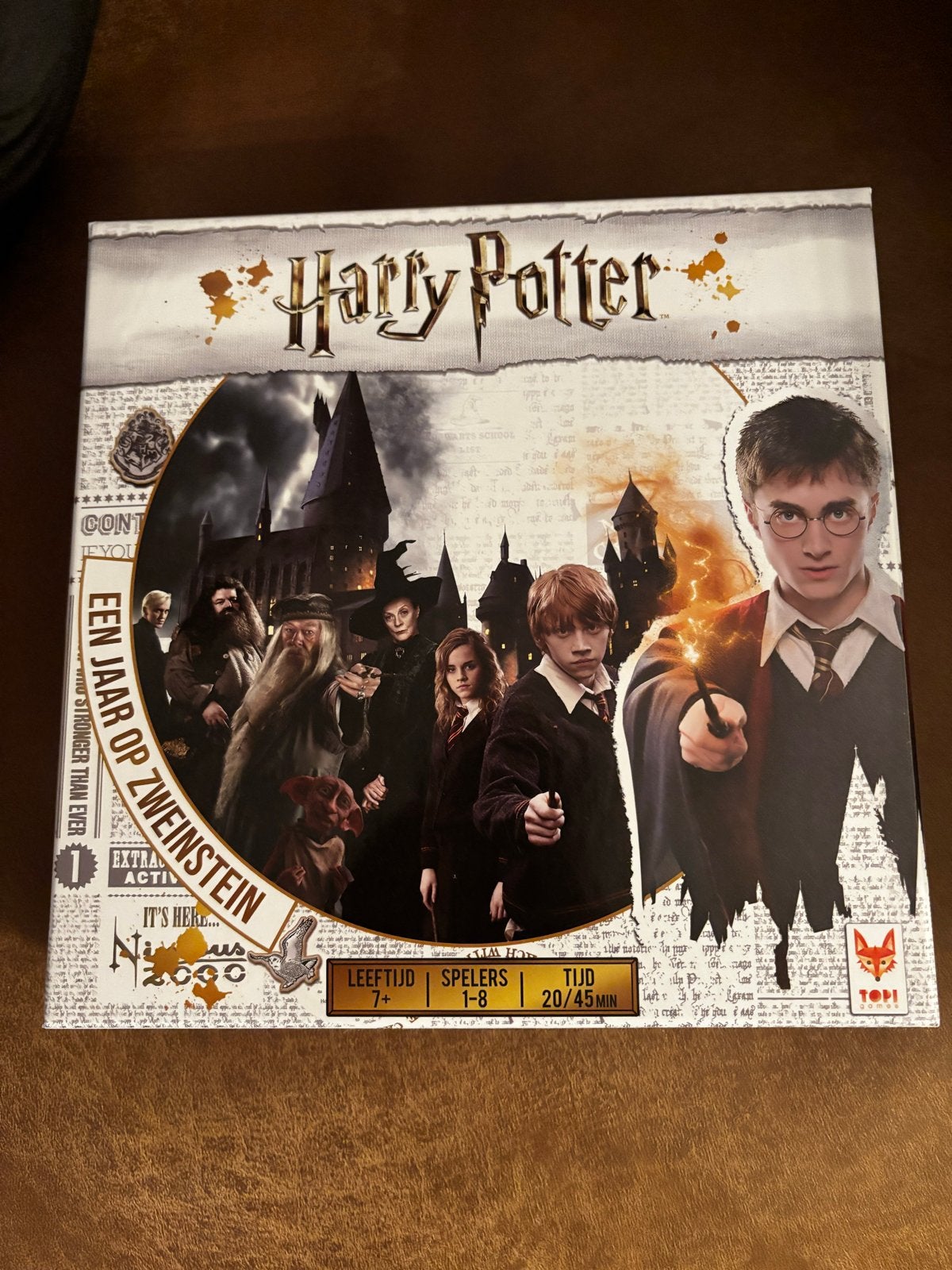 Harry Potter: Een Jaar op Zweinstein Bordspel, Hobby en Vrije tijd, Een of twee spelers, Ophalen of Verzenden, Zo goed als nieuw