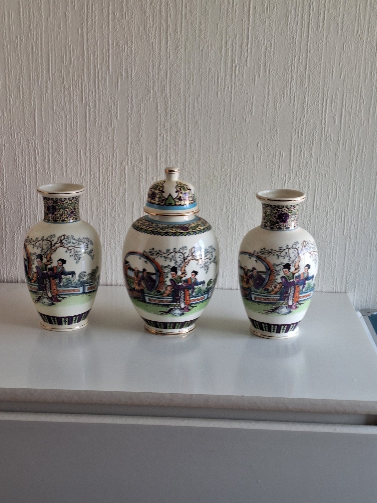 set chinese vazen, Antiek en Kunst, Antiek | Vazen, Ophalen
