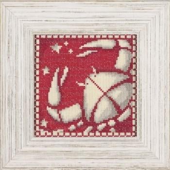 Borduurpakket Horoscoop Kreeft 34975, Hobby en Vrije tijd, Borduren en Borduurmachines, Nieuw, Borduurpakket, Ophalen of Verzenden
