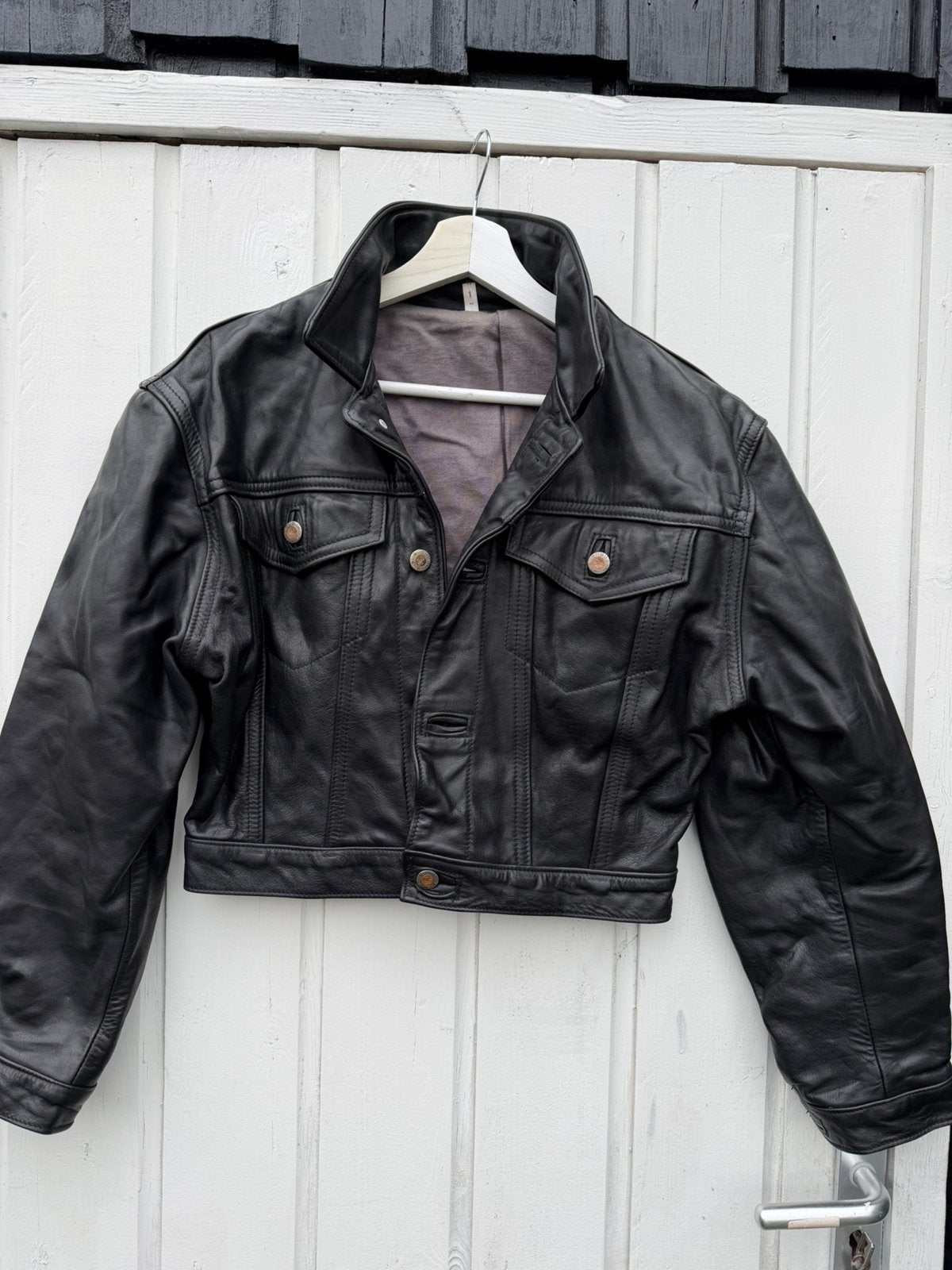 Diverse leren jasjes rond maat 38, Kleding | Dames, Ophalen of Verzenden, Zo goed als nieuw, Maat 38/40 (M), Zwart
