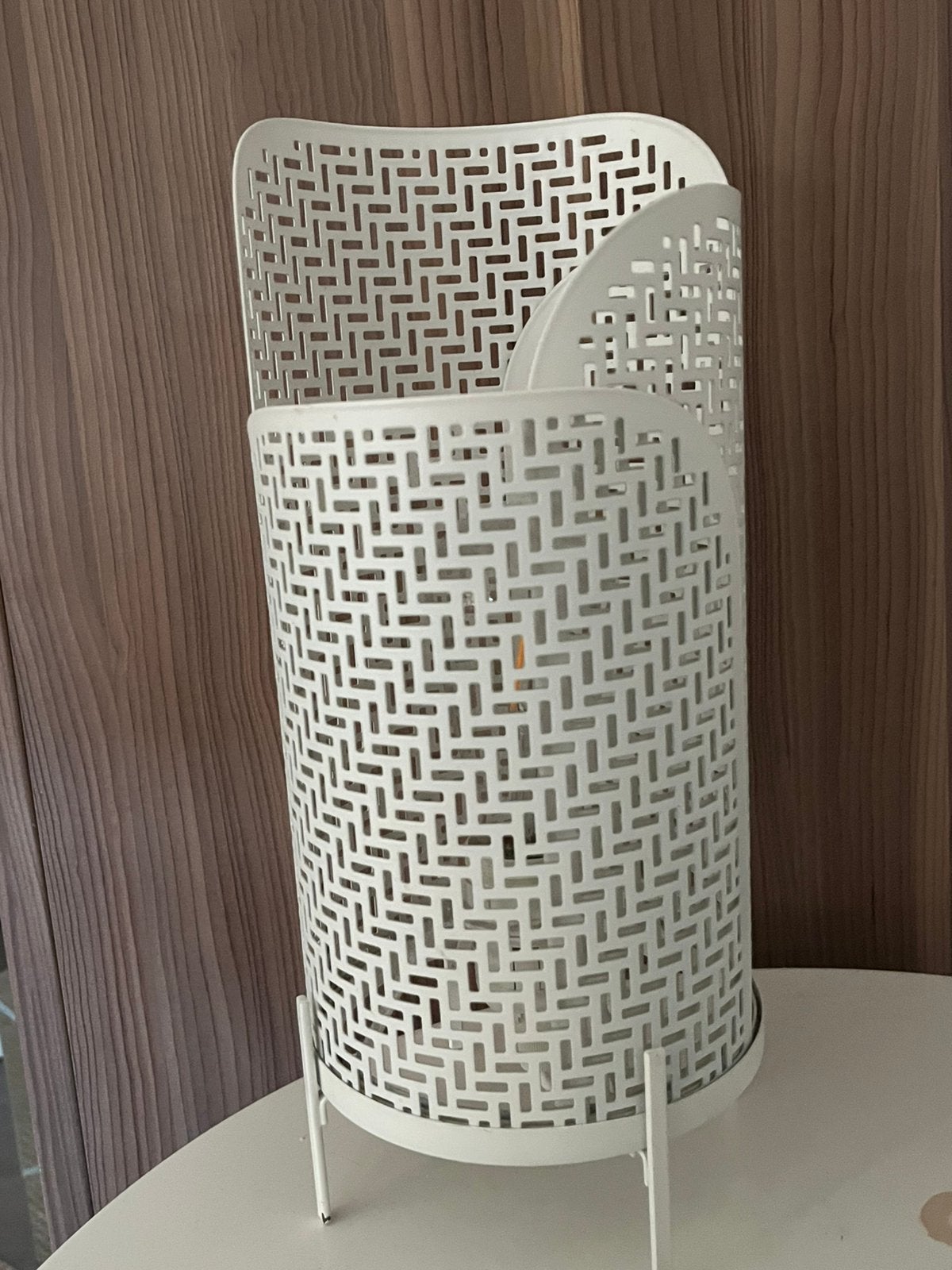 Ikea tafellamp Nollpunkt, Huis en Inrichting, Lampen | Tafellampen, Gebruikt, Wit, Ophalen of Verzenden, Sfeerlamp