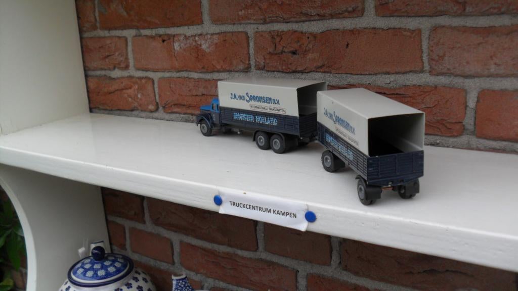 Tekno  Scania  Torpedo  van  J. A. van  Spronsen., Hobby en Vrije tijd, Modelauto's | 1:50, Ophalen of Verzenden, Zo goed als nieuw