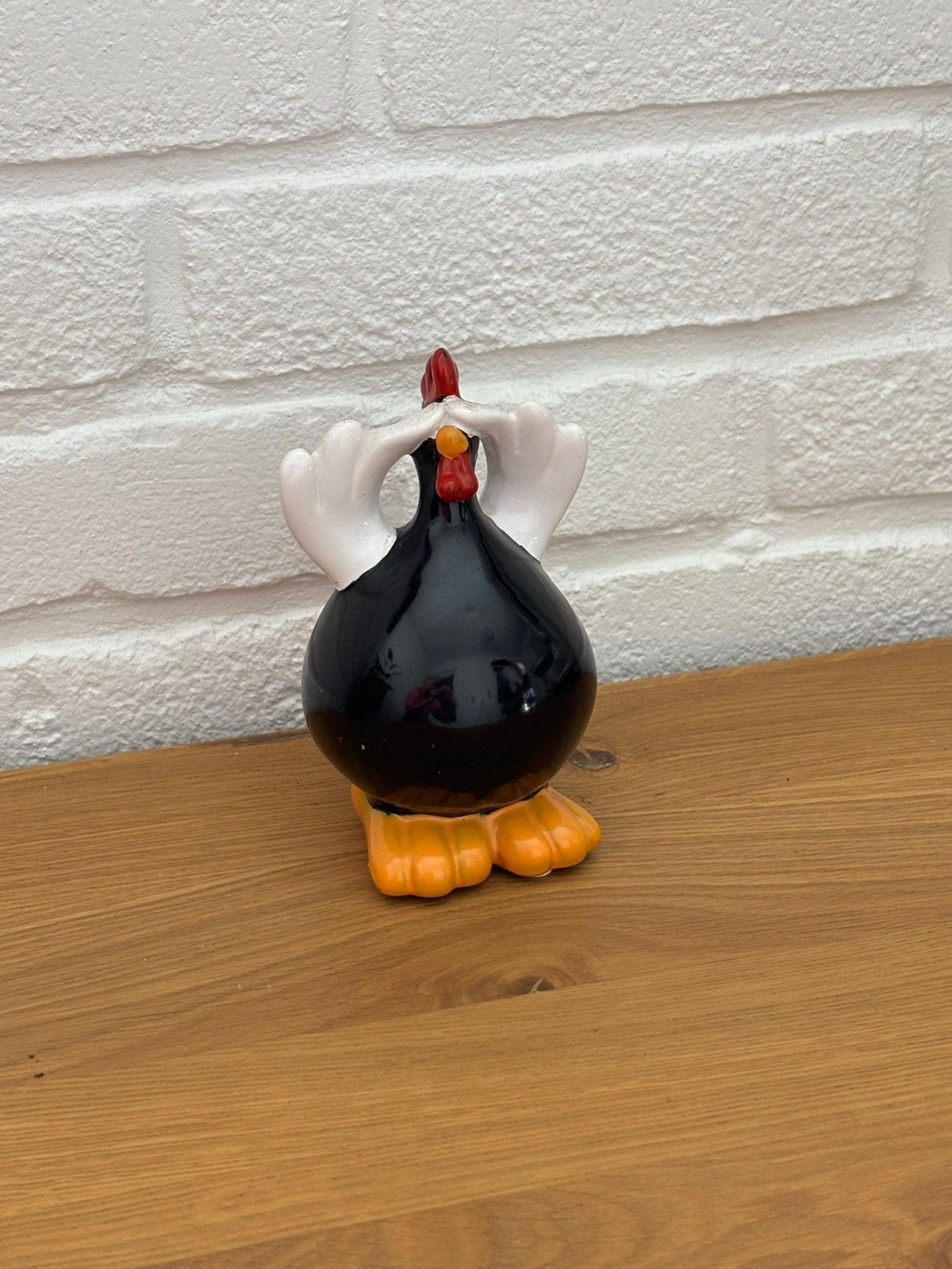 Leuke decoratieve haan van keramiek, Gebruikt, Meerkleurig, Overige stijlen, Ophalen of Verzenden