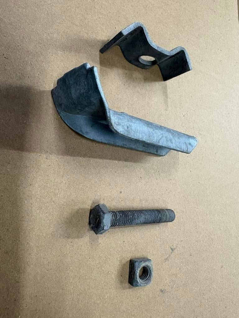 Vloerroosterklemmen/zadelklemmen, Doe-het-zelf en Verbouw, Ophalen of Verzenden, Gebruikt, 50 tot 100 mm, Overige typen