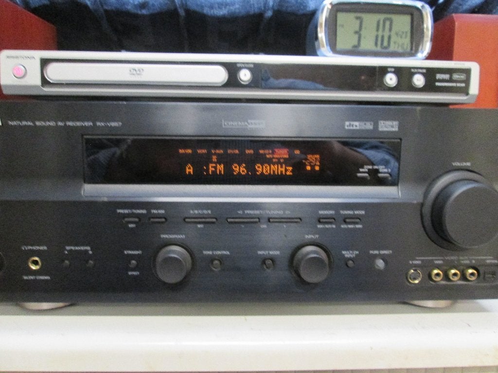 yamaha rx-v657 reciever, Gebruikt, Yamaha, Ophalen of Verzenden, 60 tot 120 watt